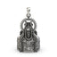 Front view of the 925 silver Arunachala Shiva Lingam pendant, showcasing its detailed and sacred design for devotees.