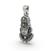 The lightweight Khatu Shyam Ji pendant in pure 925 silver, a spiritual and elegant accessory for daily devotion.