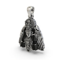 Detailed rendering of the 925 silver Ashapura Maa pendant, a beautiful piece of temple jewelry.