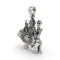 Beautiful 925 silver Durga Maa pendant perfect for daily devotional wear and Navratri gifting.