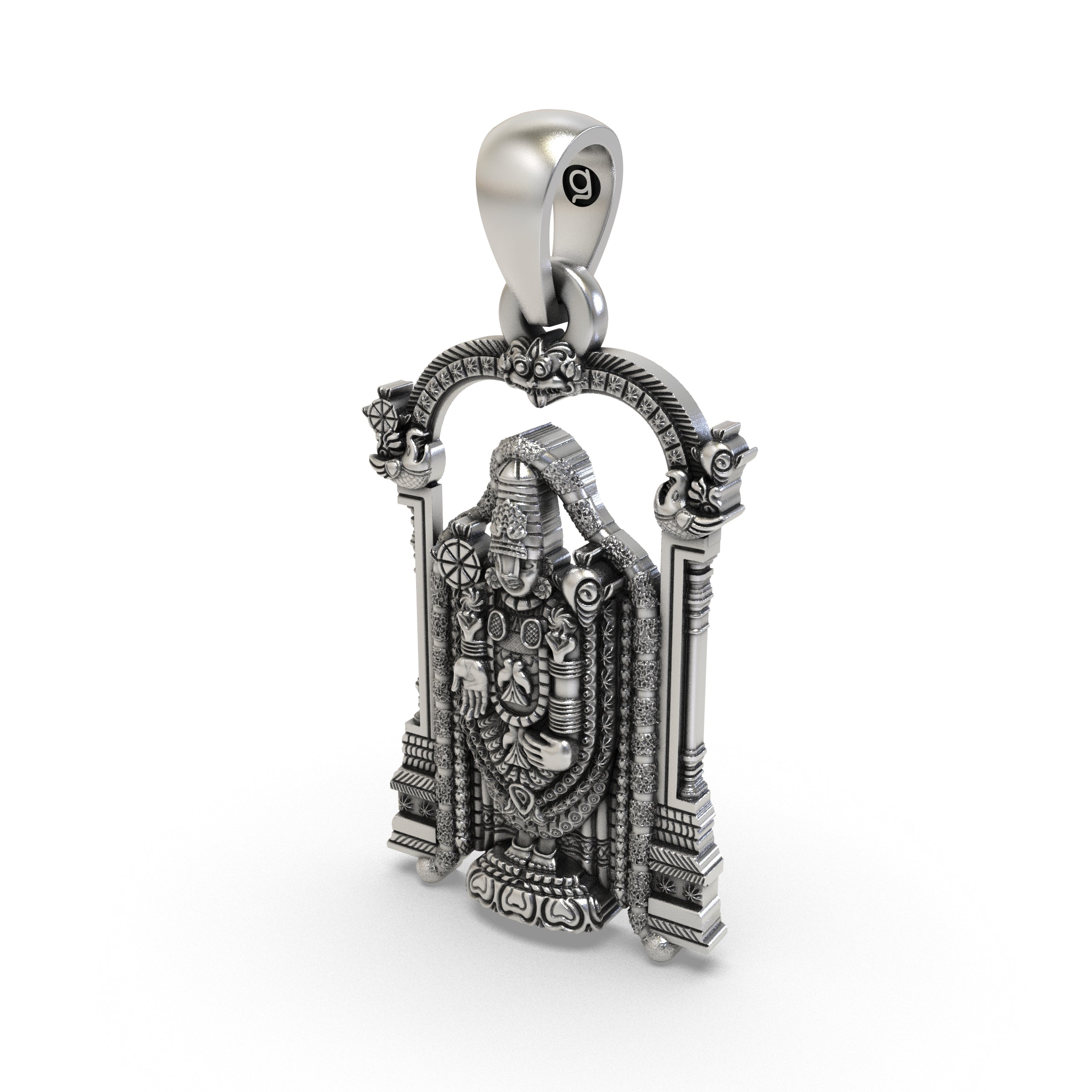 Beautifully crafted 925 sterling silver Tirupati Balaji pendant ideal for daily wear and festive gifting.