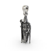 Beautifully crafted 925 sterling silver Subramanya Swamy idol pendant perfect for devotional daily wear.