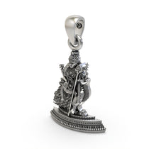Beautifully crafted 925 silver Murugan on peacock pendant, perfect as a daily spiritual amulet and gift.