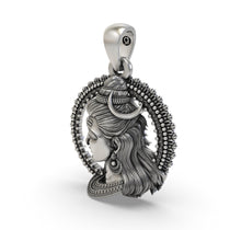 Beautiful handmade silver Lord Shiva face amulet perfect for daily spiritual protection.