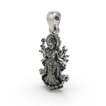 Beautiful 925 silver Durga Maa pendant ready for Navratri gifting, highlighting the premium craftsmanship.