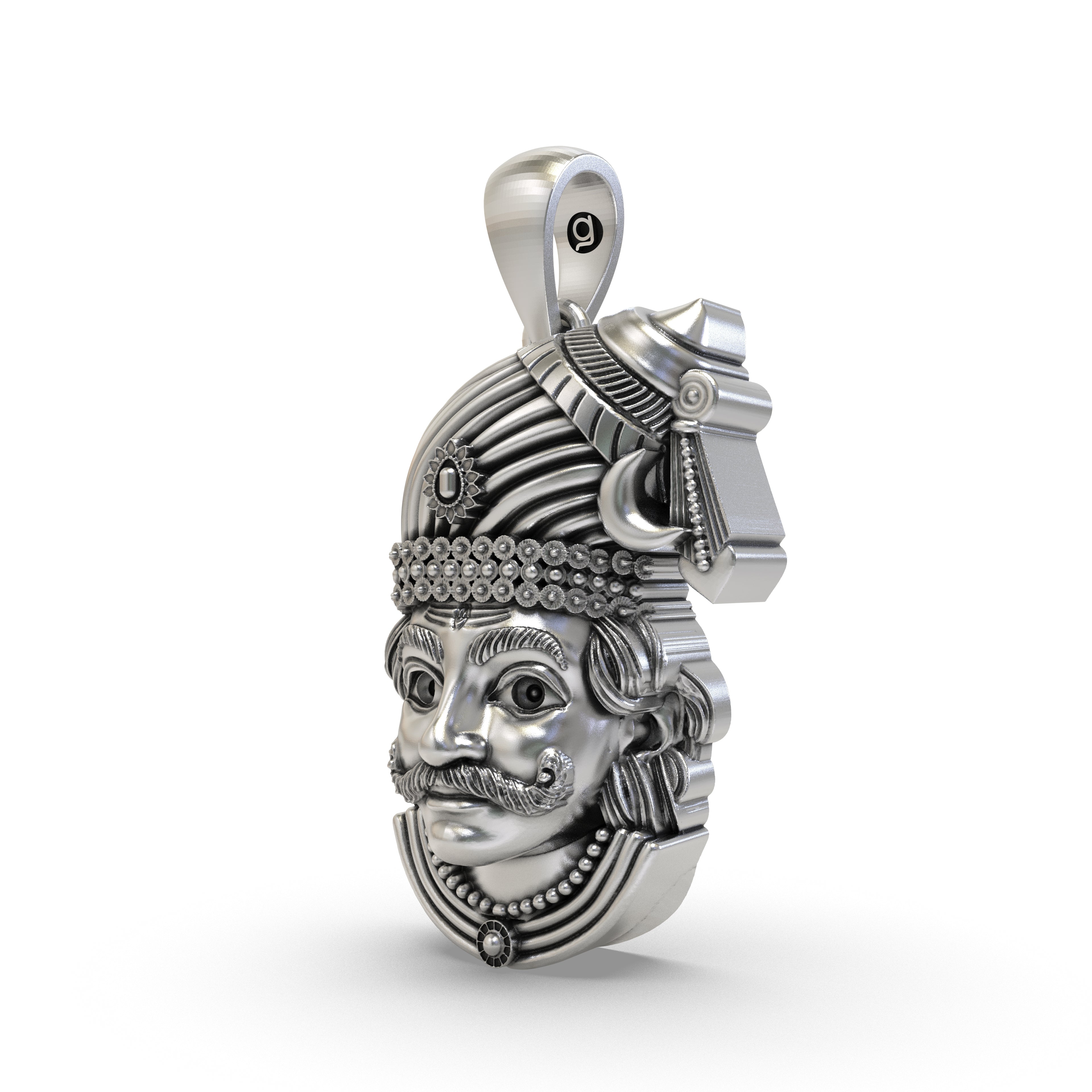 925 Silver Sudalai Madan Swamy Pendant | Sacred Tamil Kaval Deivam Jewelry Secondary image
