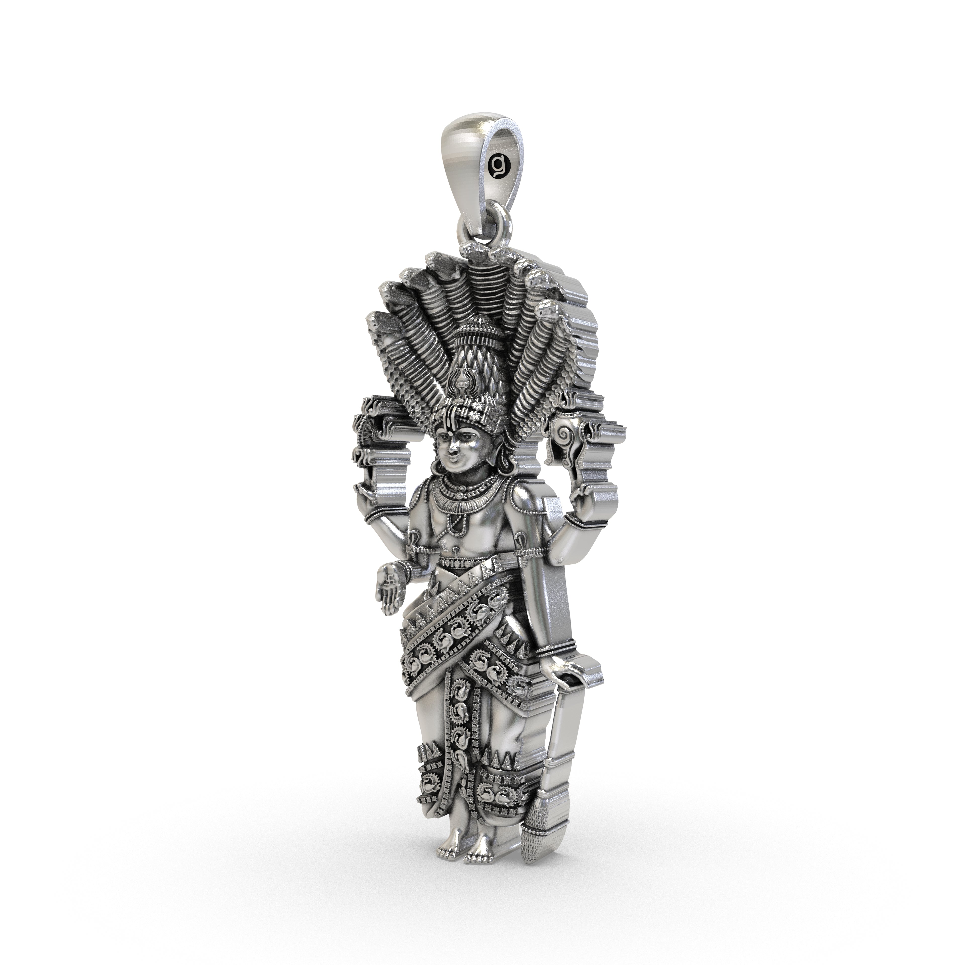 925 Silver Lord Venkateshwara Pendant Secondary image