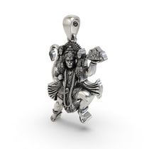 Beautifully crafted 925 silver Hanuman carrying Ram Lakshman pendant perfect for daily spiritual wear.