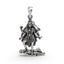 Front view of the Tara Mahavidya 925 Silver Pendant showcasing intricate spiritual details.