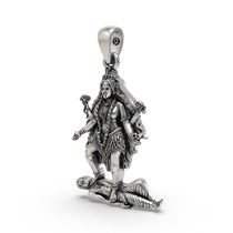 Close-up of the 925 sterling silver Maa Tara Mahavidya protection pendant for daily wear.