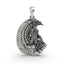 Front view of the Lord Jhulelal 925 silver pendant showcasing divine craftsmanship and intricate detailing.