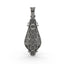 925 Silver 7 Chakra pendant front view