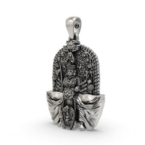 Shri Marikamba Devi silver locket detail