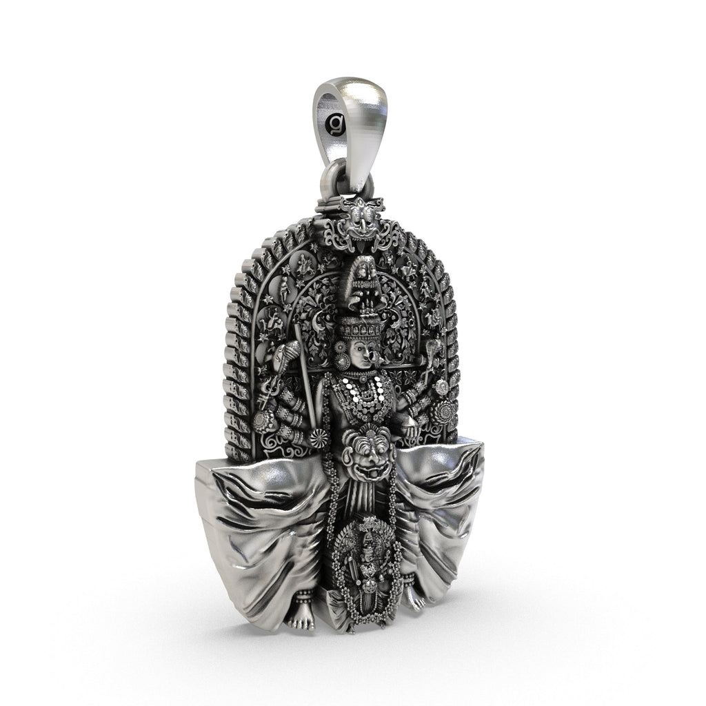 Handcrafted 925 silver Marikamba Amman pendant