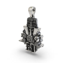Tirupati Balaji pendant devotional silver jewelry
