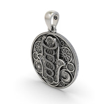 Luxury 925 silver spiritual Hamsa pendant necklace