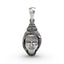 925 silver Shiv Ji Shankh pendant front view