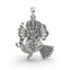 925 silver Arumugam Murugan pendant front view