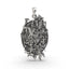 925 silver Dashavatara Vishnu pendant front view