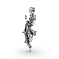 Close-up of 925 silver Hanumanji pendant