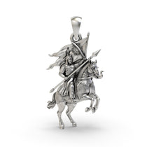 Maharana Pratap 925 silver pendant front view