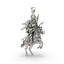 Maharana Pratap 925 silver pendant front view