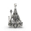 Guru Gorakhnath 925 silver pendant front view