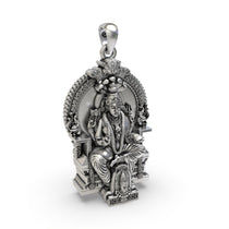 Hollow back design of the 925 silver Mariamman locket, crafted for lightweight comfort and daily spiritual wear.