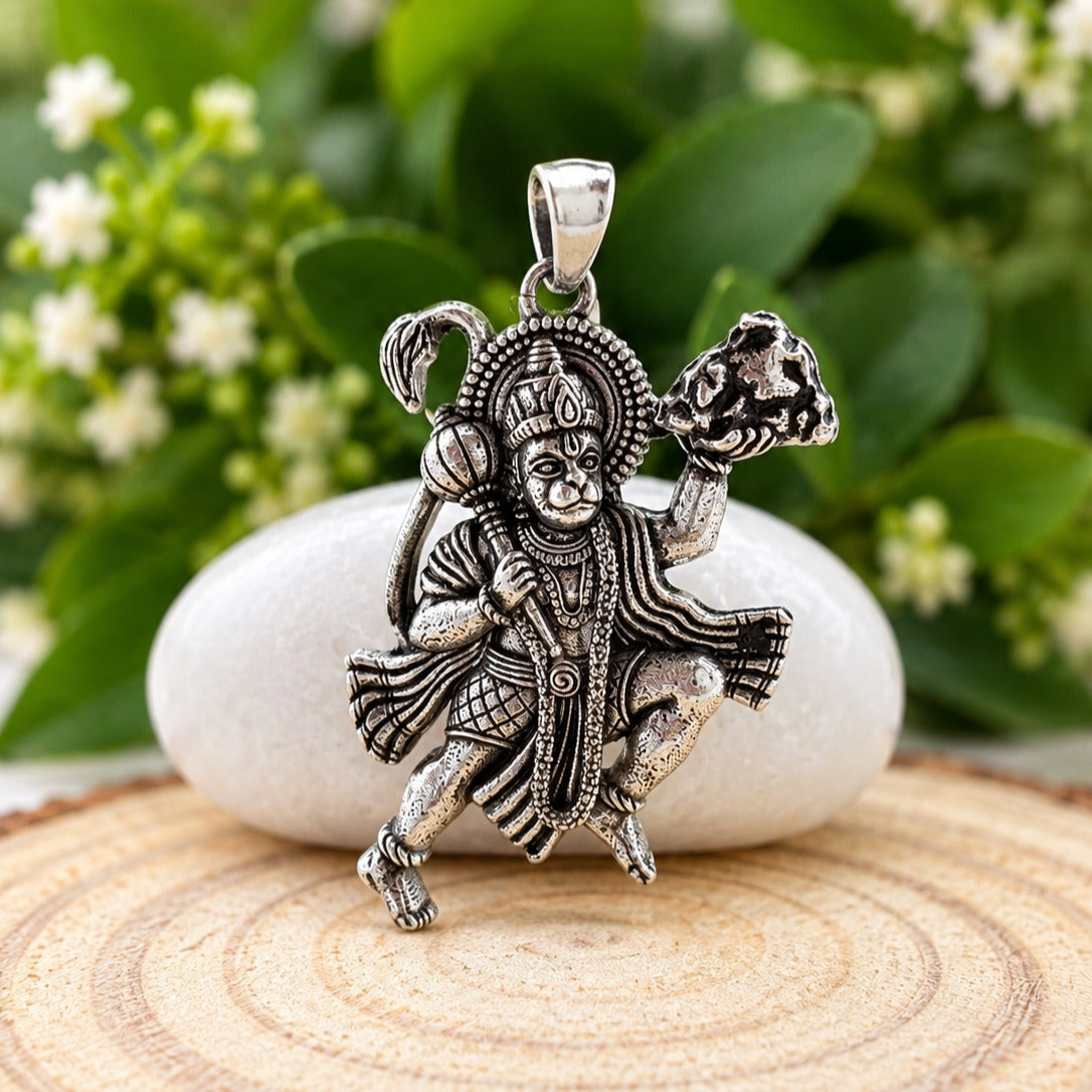 Hanuman Pendant on Wood and Stone (1)-crop.jpg Main image