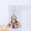 Front view of the iced out Hanumanji pendant in 925 silver, showcasing the full diamond setting and hip hop design.