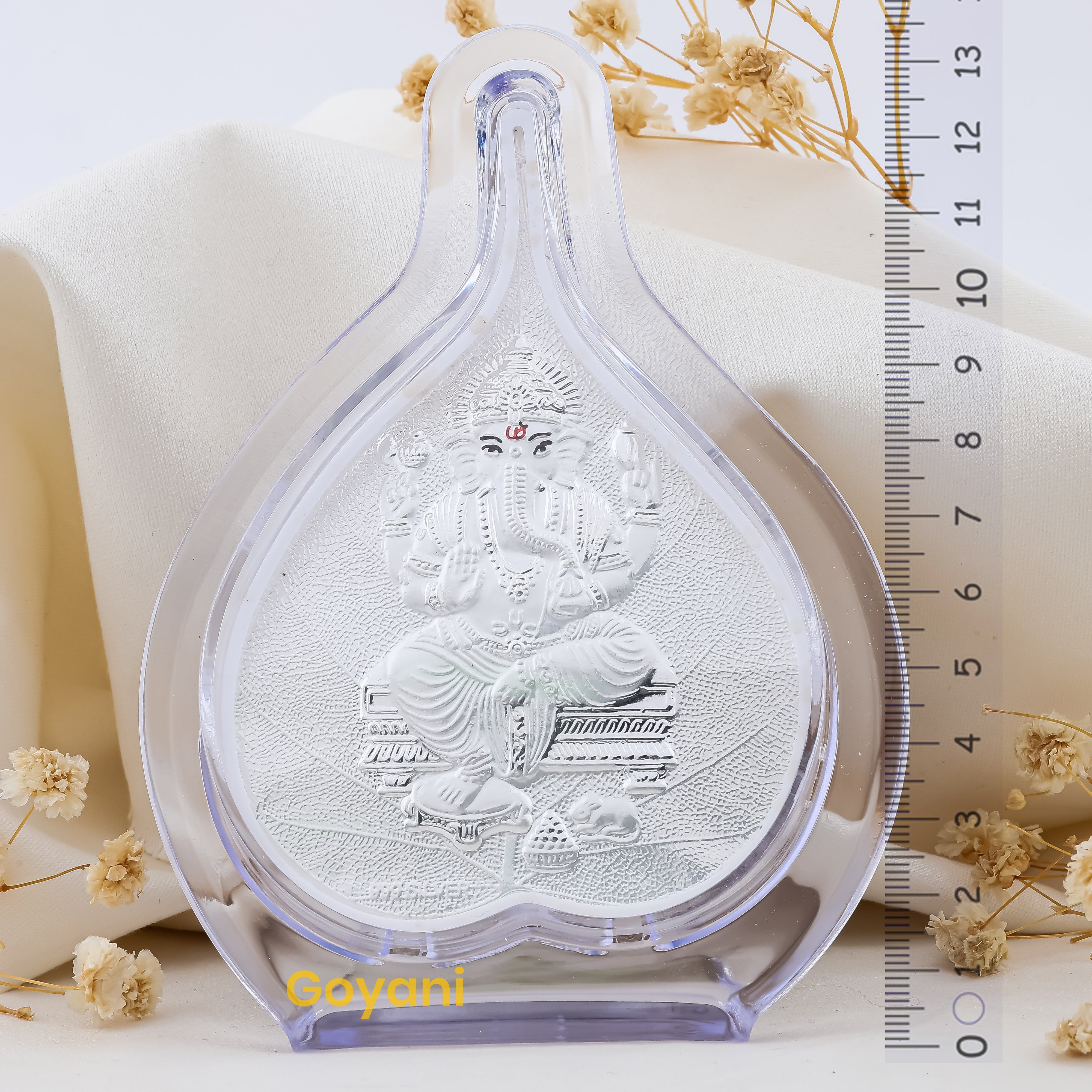 999 Silver Ganesha Pan Stand Secondary image