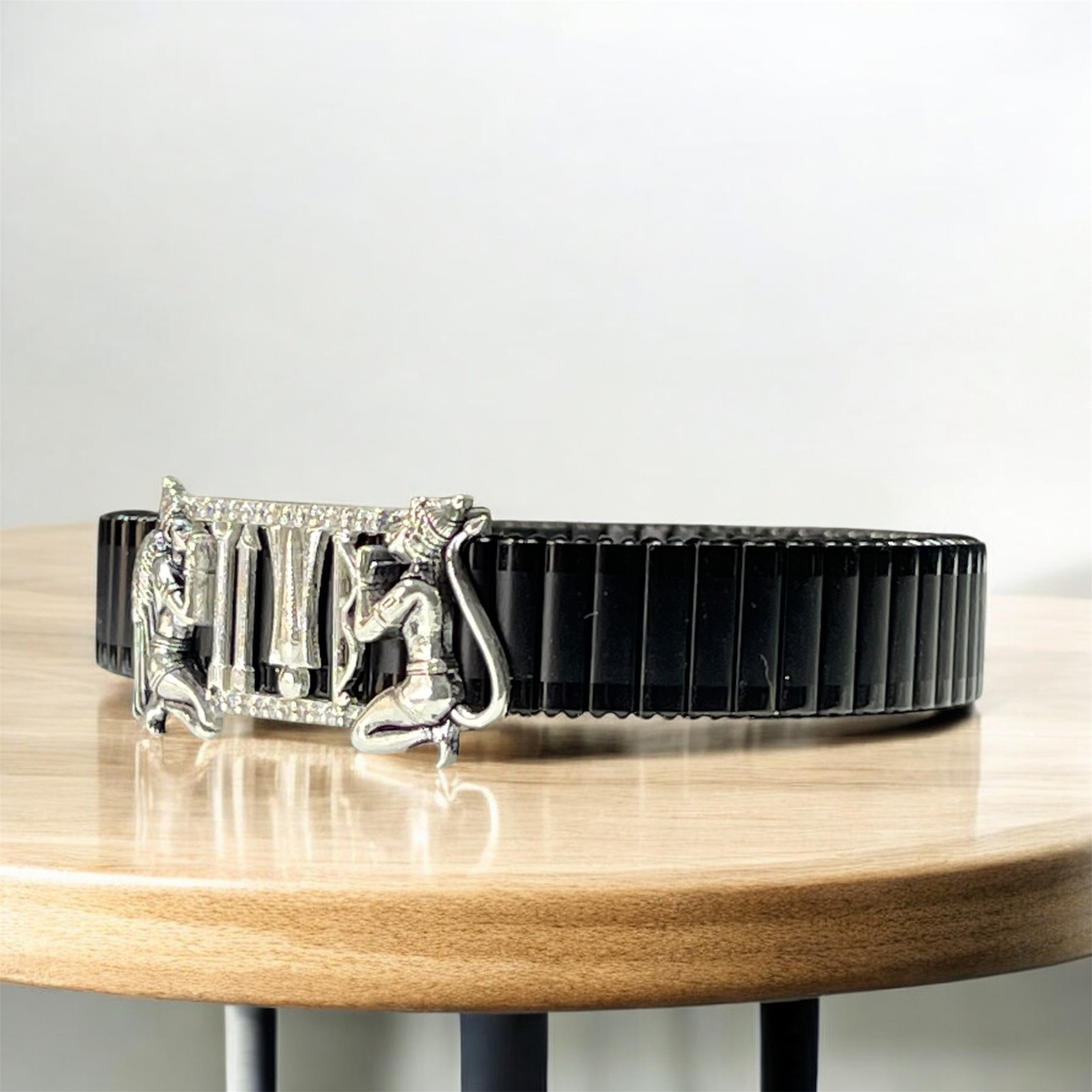 925 Silver Tirupati Balaji Tilak Bracelet | Garuda & Hanuman Side Motifs Secondary image