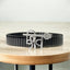 Front view of the 925 Silver Shiv Trishul Bracelet with sparkling iced trident motif.