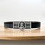 Front view of the 925 Silver Ram Lalla Bracelet featuring a divine iced border and black strap.
