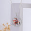 Front view of the Ramdev Pir enamel 925 silver pendant, showcasing the vibrant mina work and deity's image.