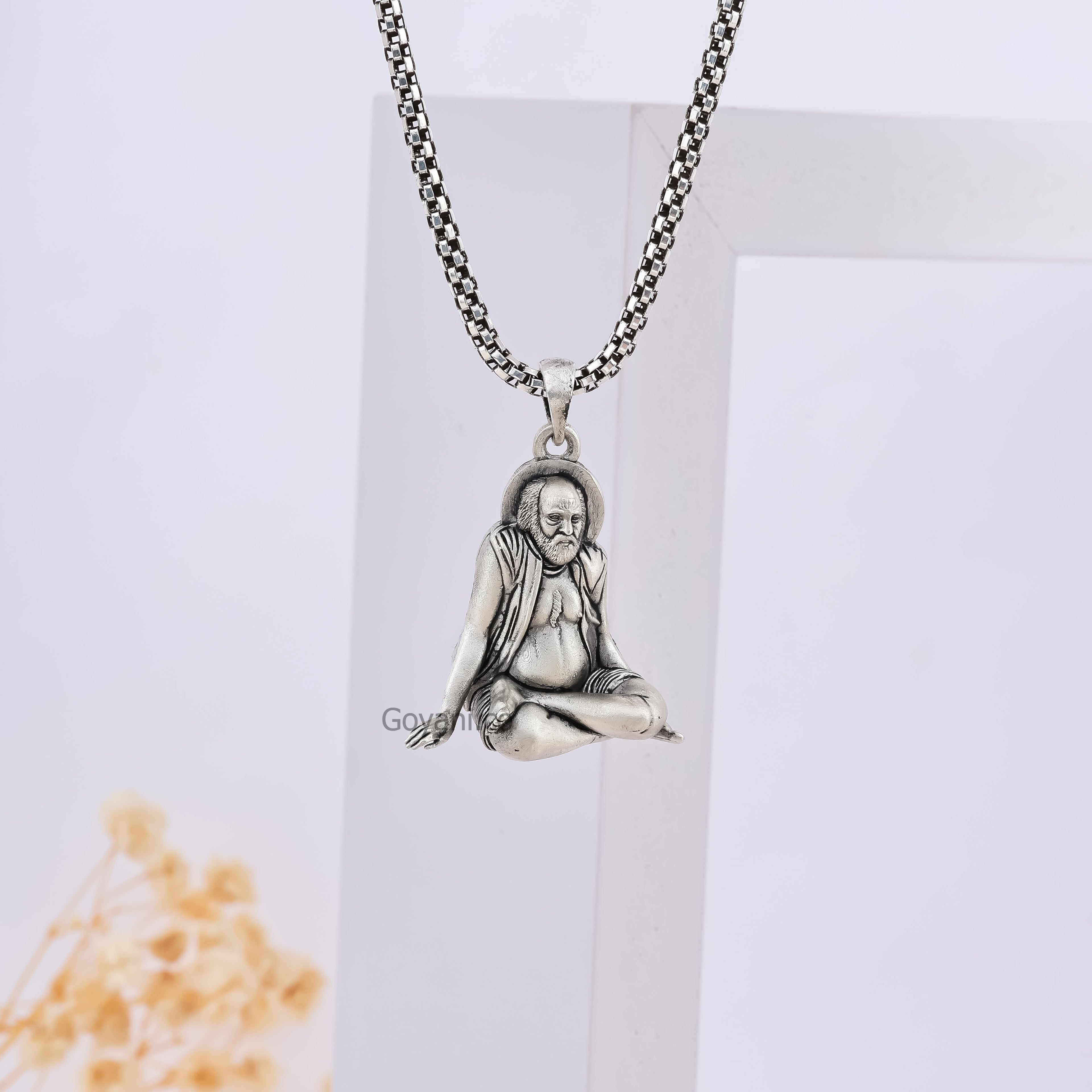 925 silver devotional Bapa locket