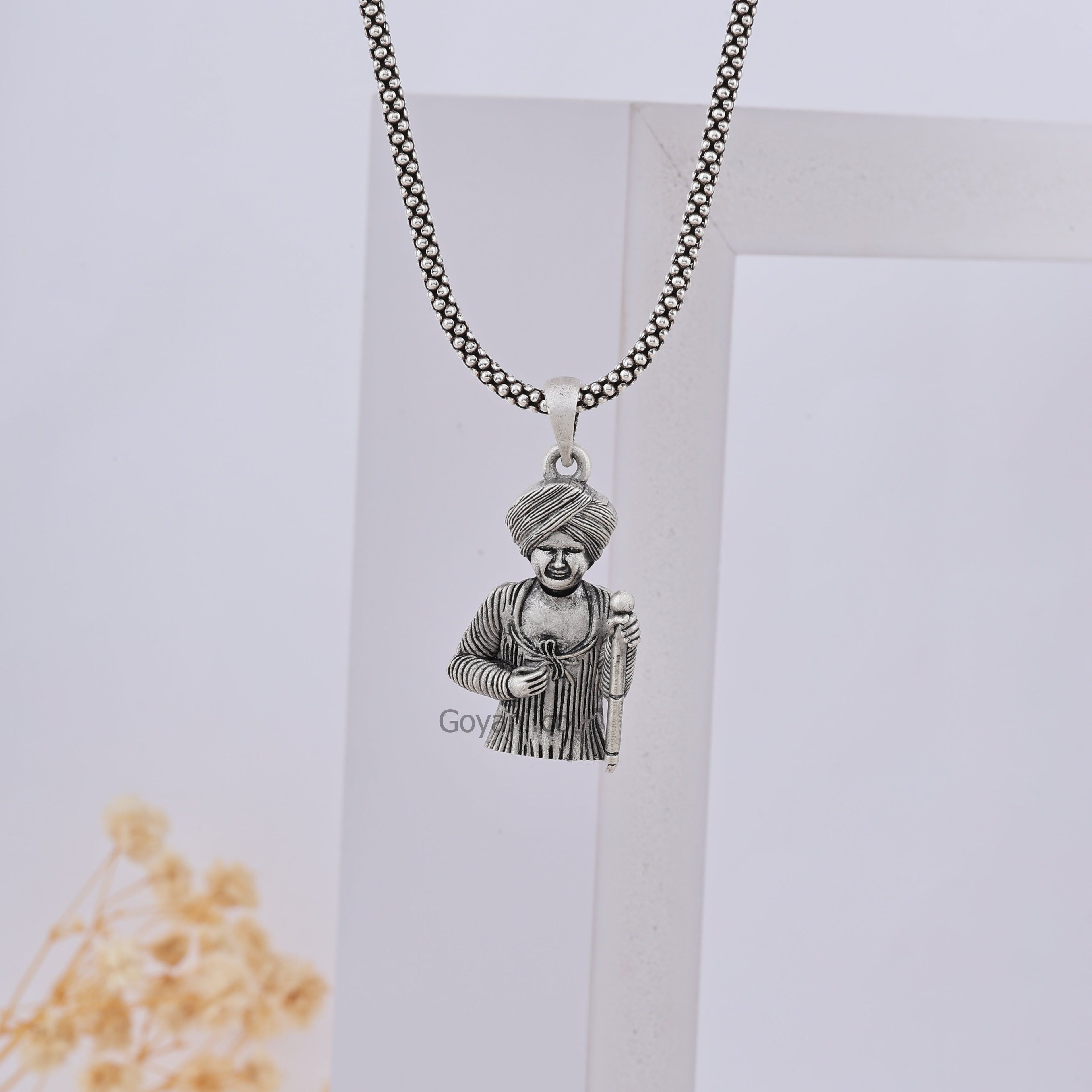 Jalaram Bapa spiritual pendant craftsmanship