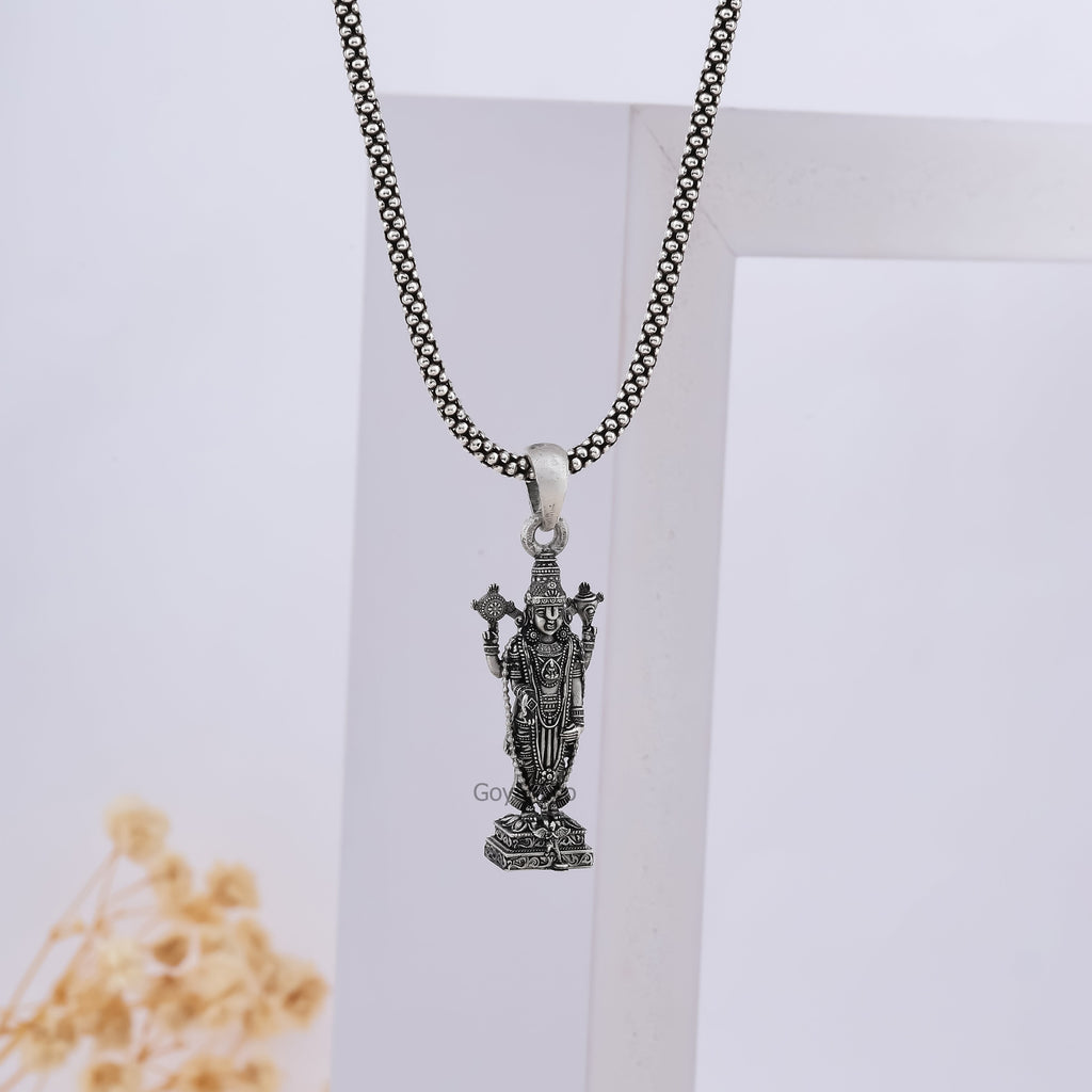 Premium Tirupati Balaji pendant on display,