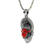 Side profile of the lightweight 925 silver Hanuman pendant showcasing traditional Indian craftsmanship.