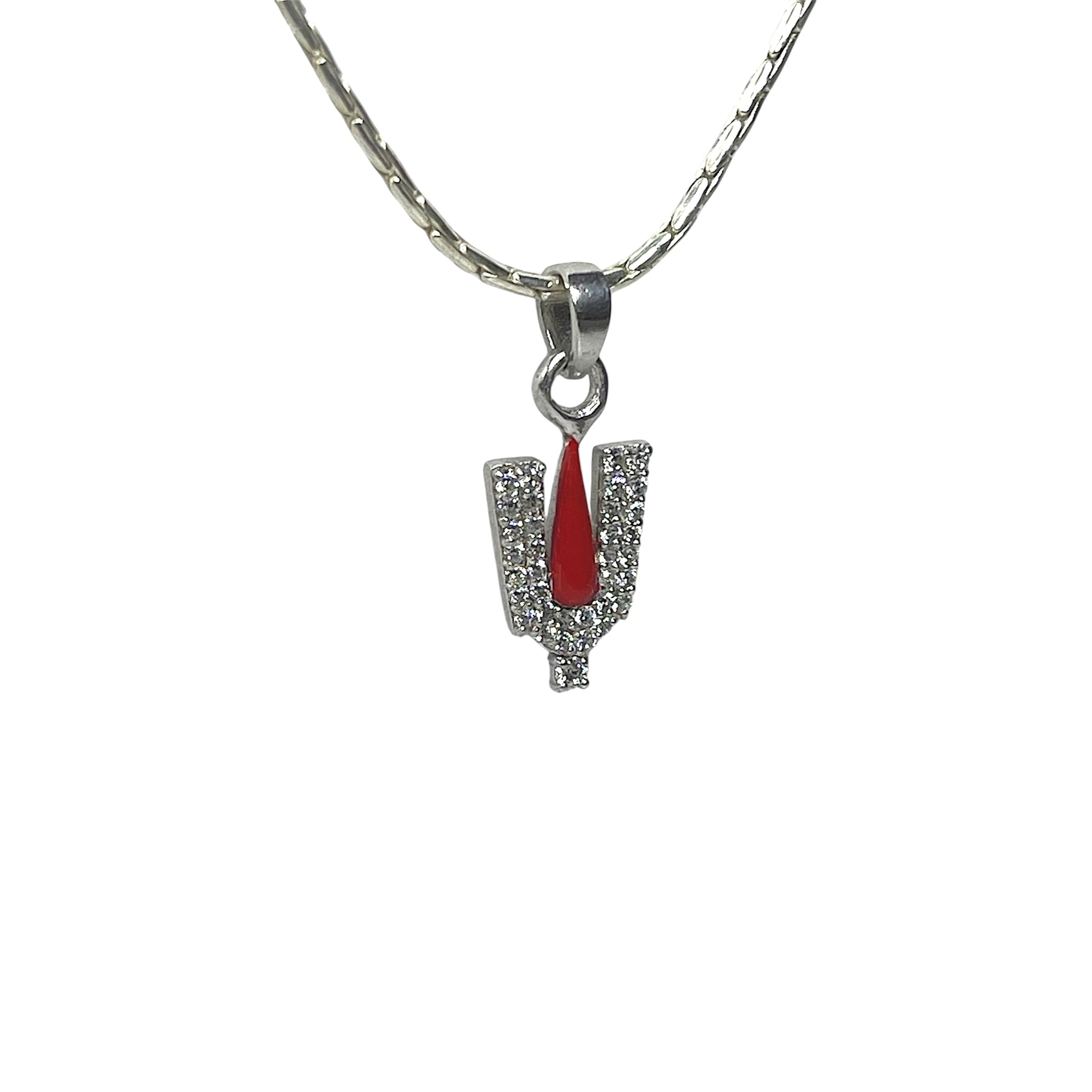 925 Sterling Silver Venkateswara Tilak Pendant with Premium Mina Work & Diamond Work | Tirupati Balaji Divine Protection Locket for Men & Women Secondary image