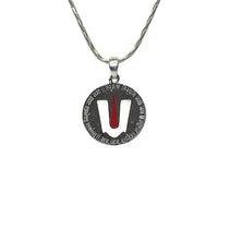 925 silver Venkateswara Tilak pendant front view