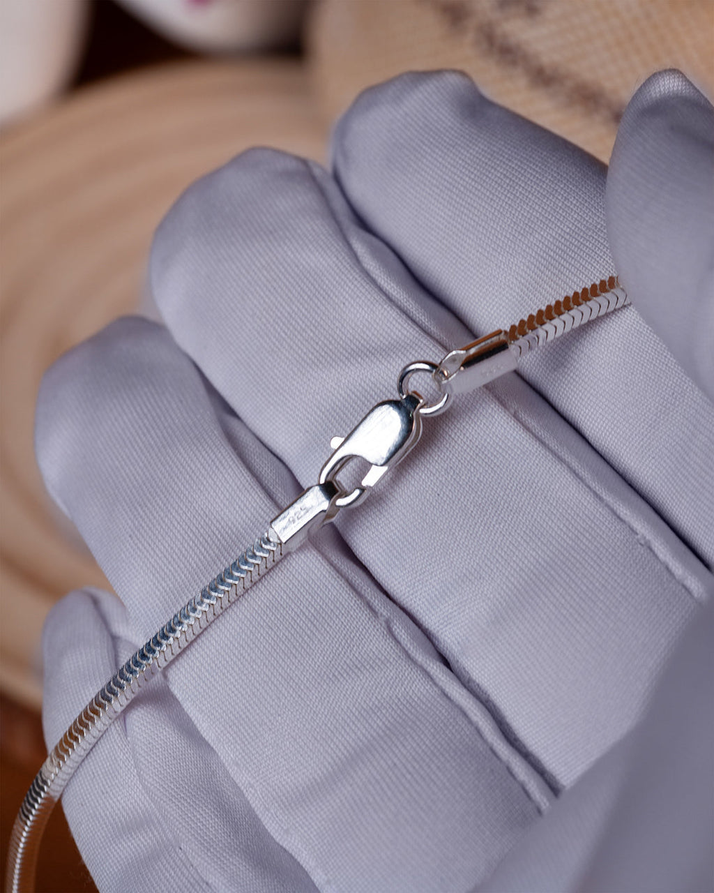 925 Silver Chain | Solid Box Snake Chain