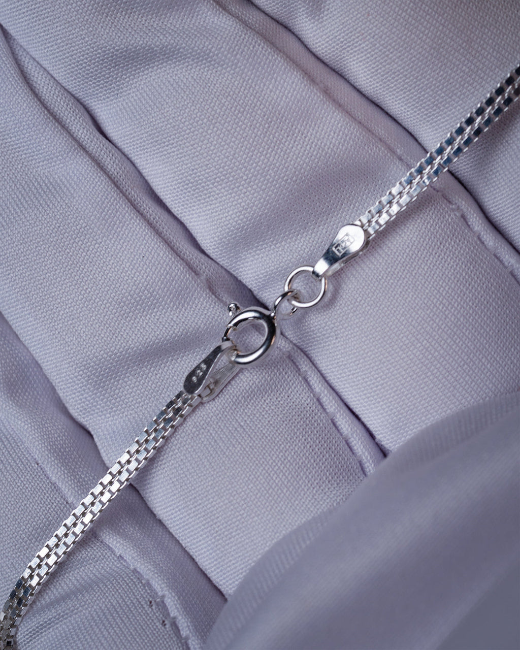 925 Silver Chain | Diamond Cut Double Link Box Chain
