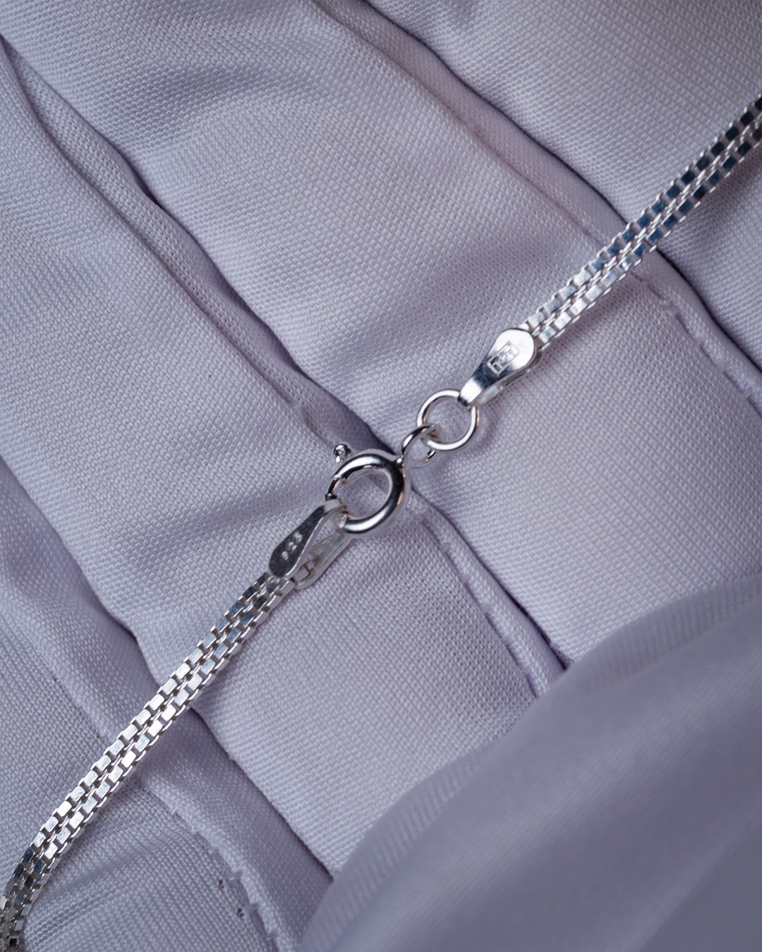925 Silver Chain | Diamond Cut Double Link Box Chain