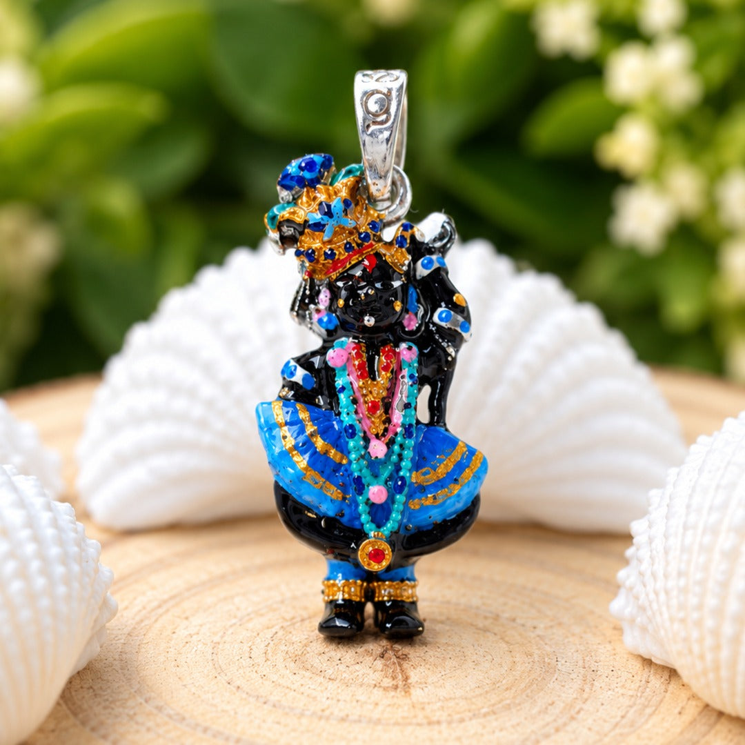 Jeweled Krishna Pendant on Wood Slice-crop.jpg