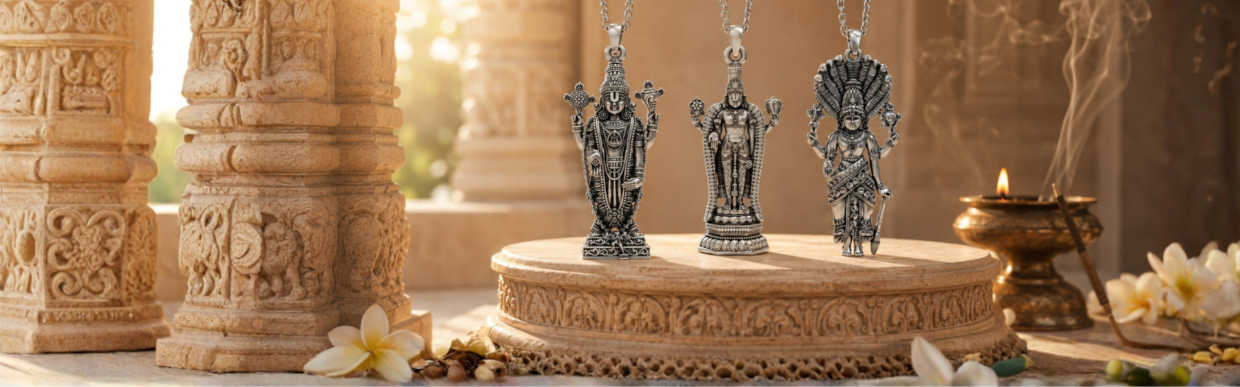925 silver God pendants: Ganesha, Shiva, Krishna, Hanuman, spiritual jewelry for devotion and style