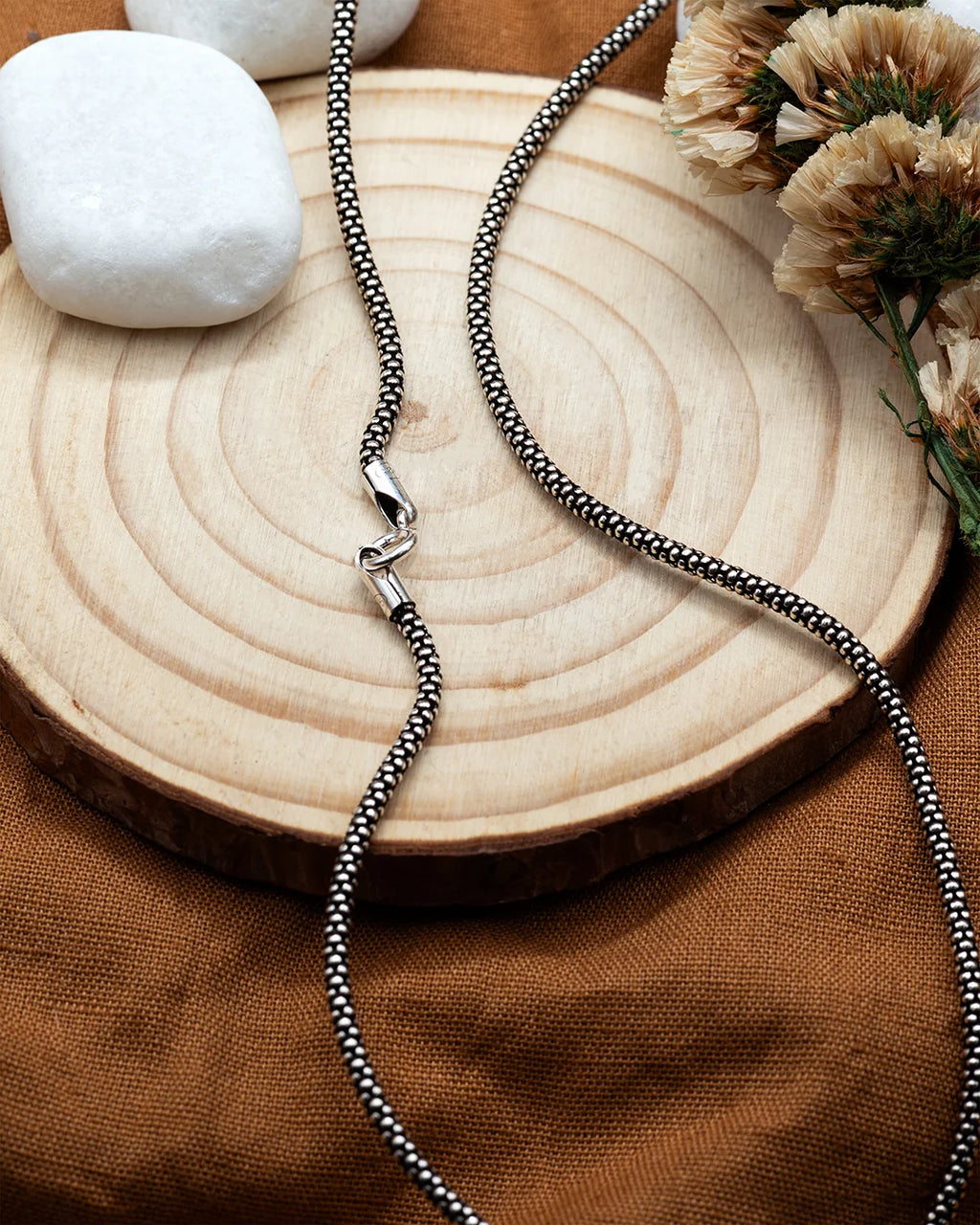 925 Silver Chain | Popcorn Chain
