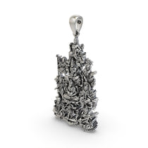 Dasmahavidya silver pendant for devotional wear